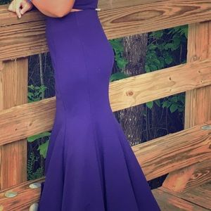 Blue prom dress